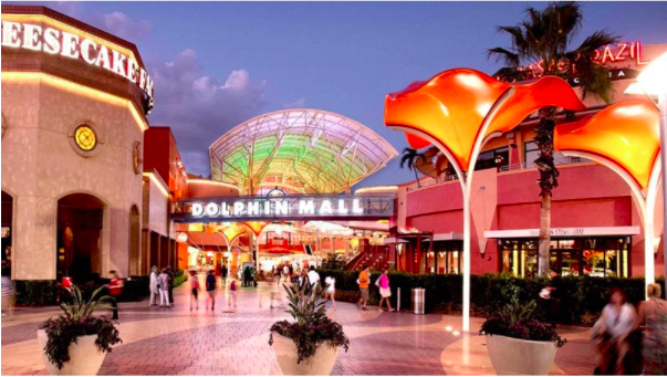 Dolphin Mall - Lojas do shopping e localização em Miami